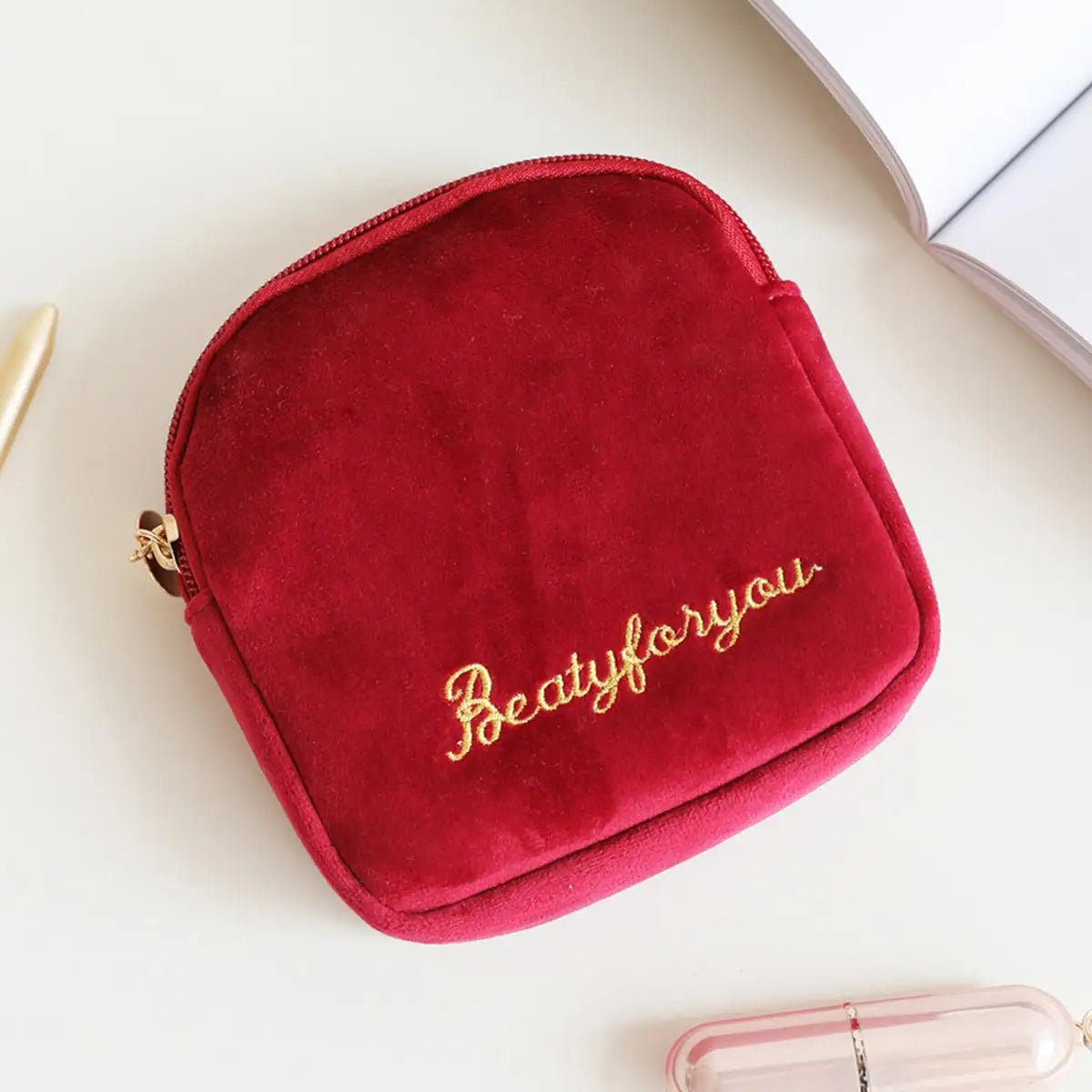 Multifunctional Pattern Sanitary Pad Bags Reusable Napkin Storage Organiser