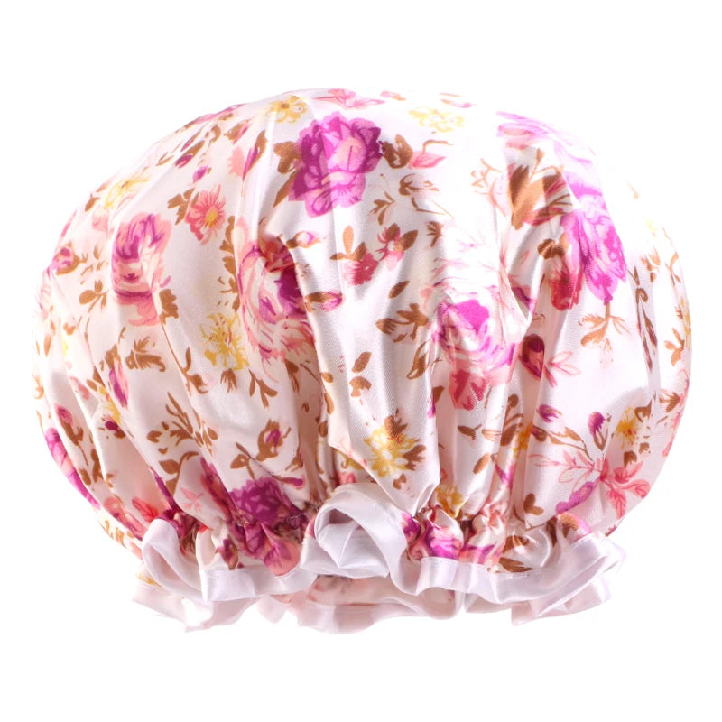 Children's Adjustable Double Layer Shower Cap