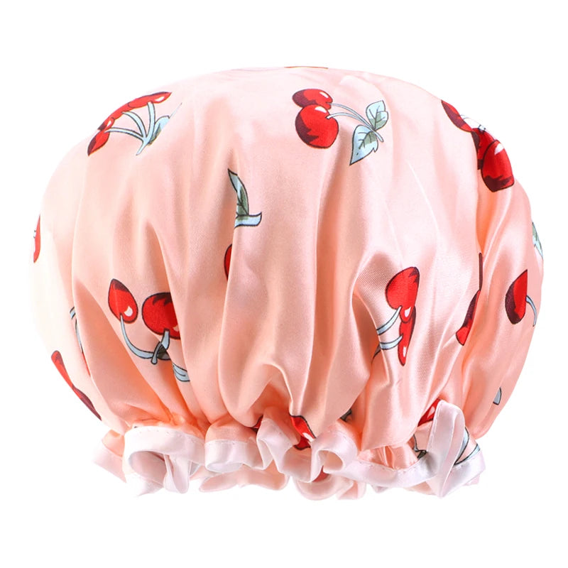 Children's Adjustable Double Layer Shower Cap