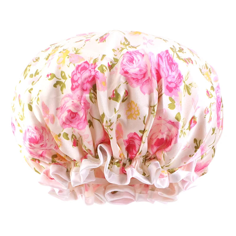 Children's Adjustable Double Layer Shower Cap