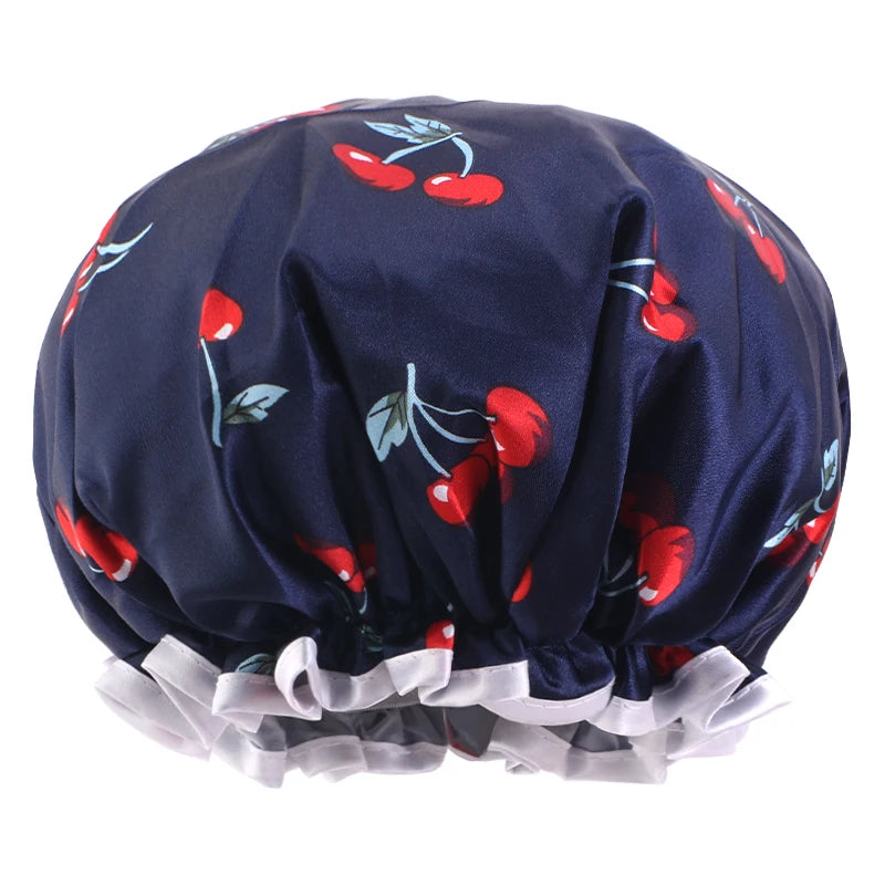 Children's Adjustable Double Layer Shower Cap
